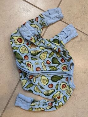 Little Sleepies Blue Avocado 3-6 months